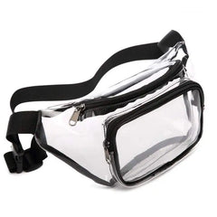 Women Transparent Waist Fanny Pack Belt Bag Travel Hip Bum