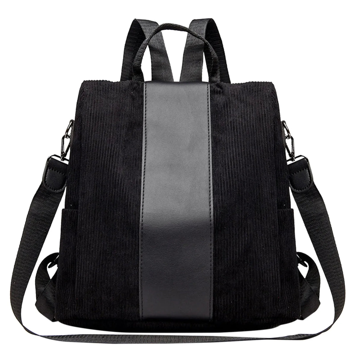 Women's Velvet Canvas Backpacks, Elementary School Girls Purse Backpack