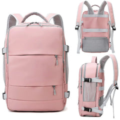 Women Travel Backpack Water Repellent Anti-Theft Daypack Bag USB Port