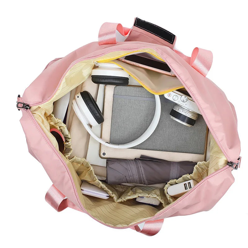 Large Capacity Travel Bag - Wet Dry Separation Gym Duffel Bag
