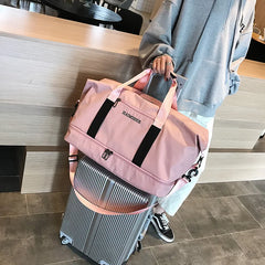Large Capacity Travel Bag - Wet Dry Separation Gym Duffel Bag