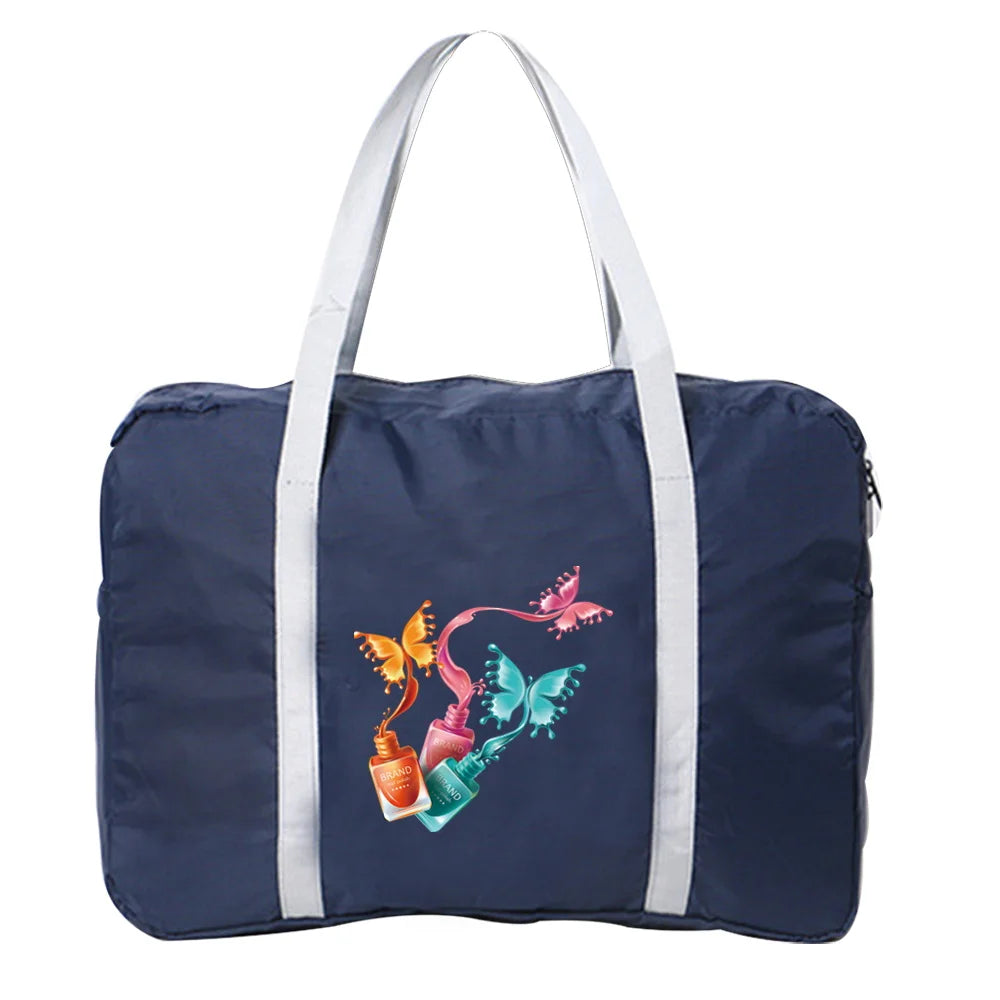Large Women's Travel Bag Organizer Butterfly Handbags