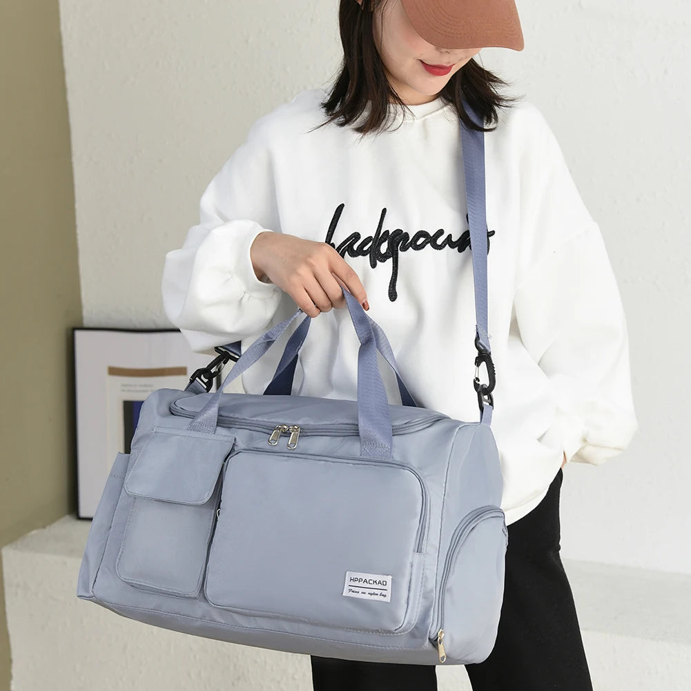 Women Travel Bag Luggage Handbag Shoulder Bag Fitness Gym Bag