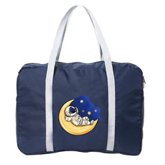 Astronaut Print Large Travel Tote Bag for Women