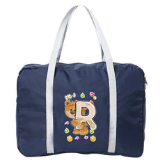 Women Travel Bag Tote Large Clothes Storage Letter Printed Carry