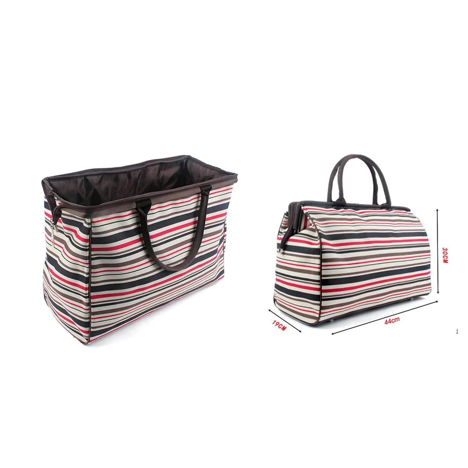 Flower Print Women Travel Bag Large Tote Duffle