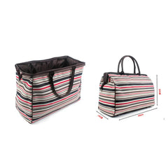 Flower Print Women Travel Bag Large Tote Duffle