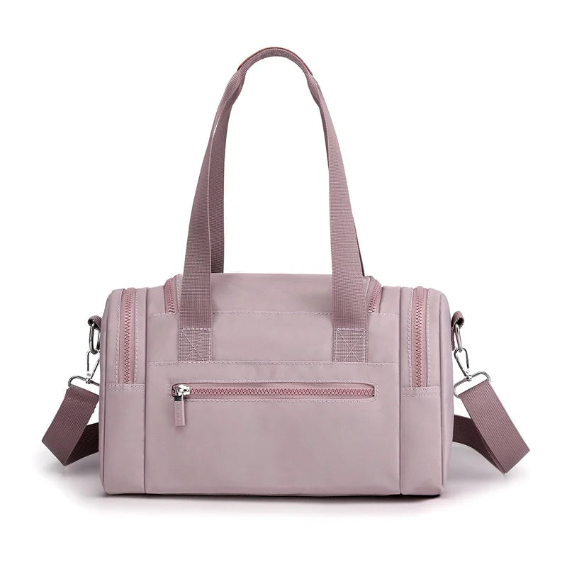 Women Travel Multifunction Luggage Handbag Waterproof Crossbody Bag