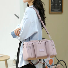Women Travel Multifunction Luggage Handbag Waterproof Crossbody Bag