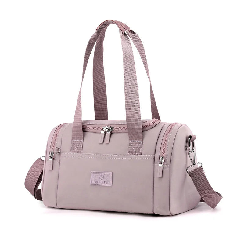 Women Travel Multifunction Luggage Handbag Waterproof Crossbody Bag
