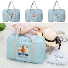 Travel Tote Bag Folding Duffle Handbag Large Grocery Organizer