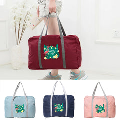 Flamingo Print Travel Handbag Organizer Large Capacity Luggage Tote Bag