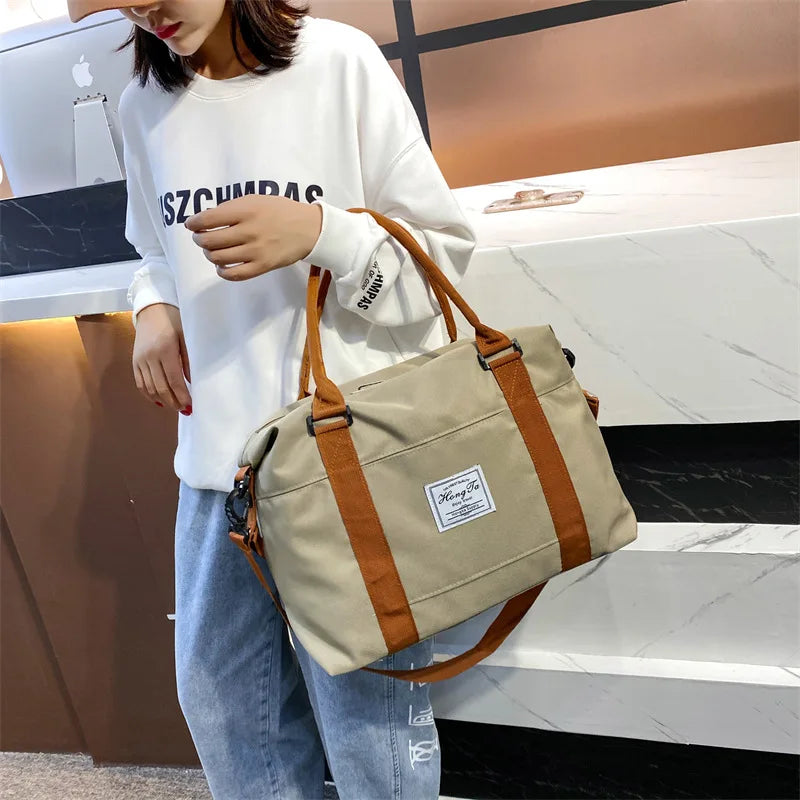 Large Capacity Sports Gym Tote Bag Waterproof Travel Duffle Bag