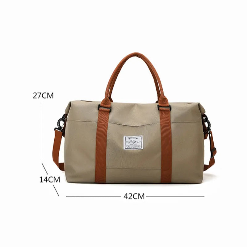 Large Capacity Sports Gym Tote Bag Waterproof Travel Duffle Bag