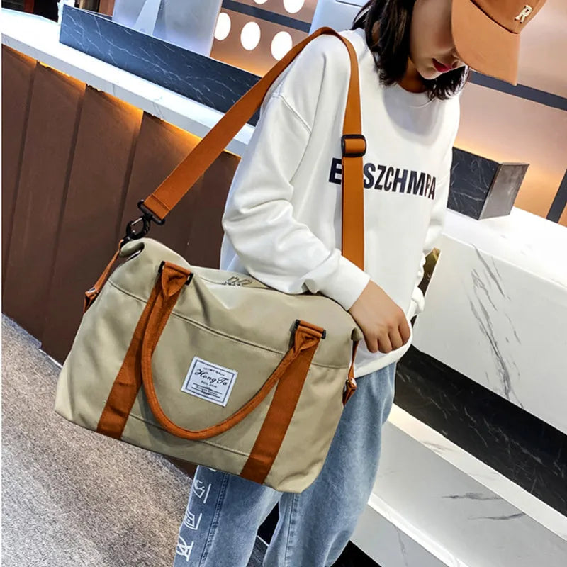 Large Capacity Sports Gym Tote Bag Waterproof Travel Duffle Bag
