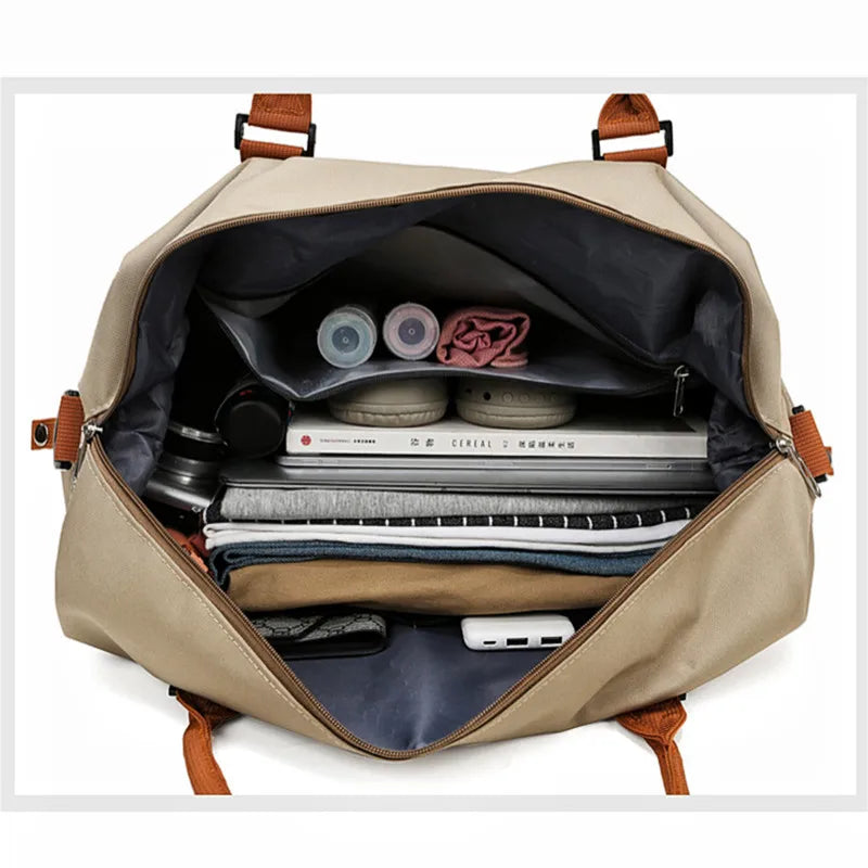 Large Capacity Sports Gym Tote Bag Waterproof Travel Duffle Bag