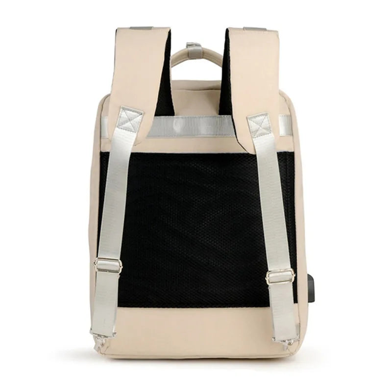 Women USB Charging Laptop Backpack for Teenage Students Girls School Backpack