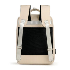 Women USB Charging Laptop Backpack for Teenage Students Girls School Backpack