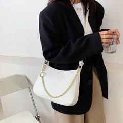 Women Shoulder Bag PU Leather Handbag Chain Crossbody