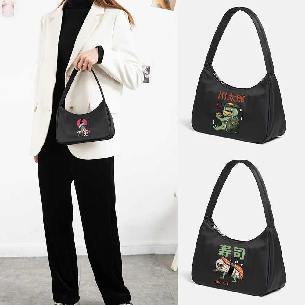 Monster Printing Tote Bag Women Handbag