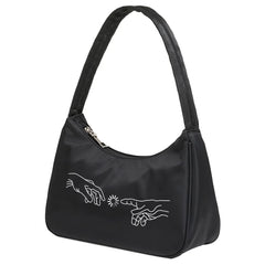 Shoulder Bag with Picture Print for Women