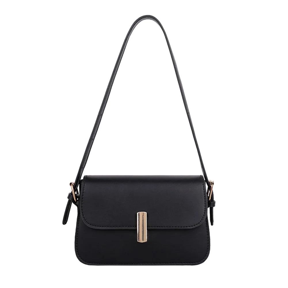 Vintage Leather Shoulder Bag Casual Crossbody Bags
