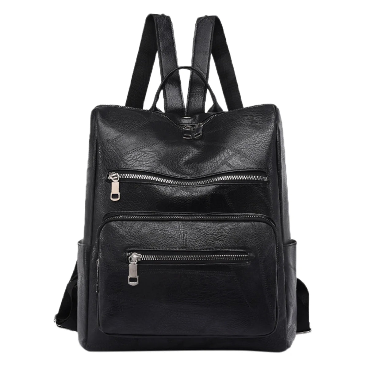 Vintage PU Leather Backpack Female Shoulder Bags Sac a Dos Casual Travel