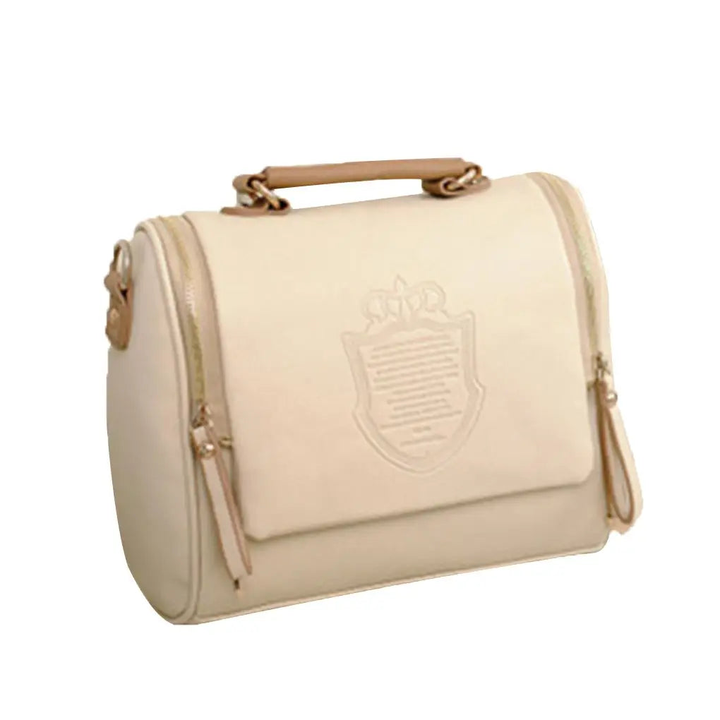 Vintage Printing Crown Shoulder Bag Handbag Inclined Bag