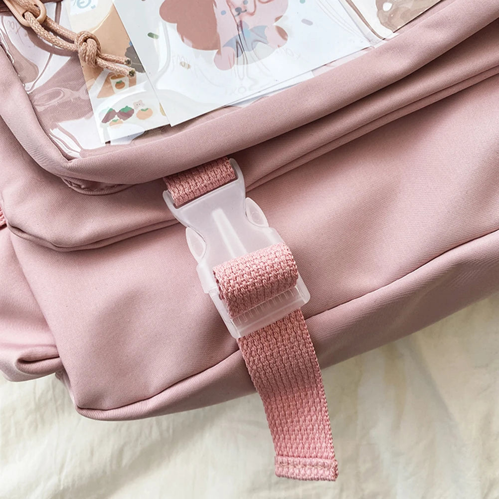 Vintage Shoulder Bag for College Ladies School