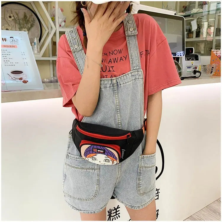 Women Waist Bag Fanny Pack Casual Style Chest Bag Hip-Hop Phone Purse