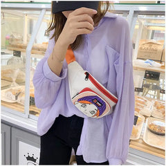 Women Waist Bag Fanny Pack Casual Style Chest Bag Hip-Hop Phone Purse
