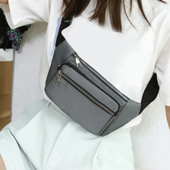 Women Waist Bag Fanny Pack Zipper Chest Bag Female Bag Money Pouch