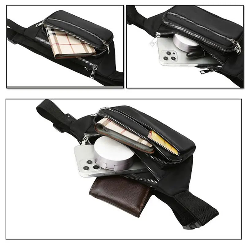 Women Waist Bag Fanny Pack Zipper Chest Bag Female Bag Money Pouch