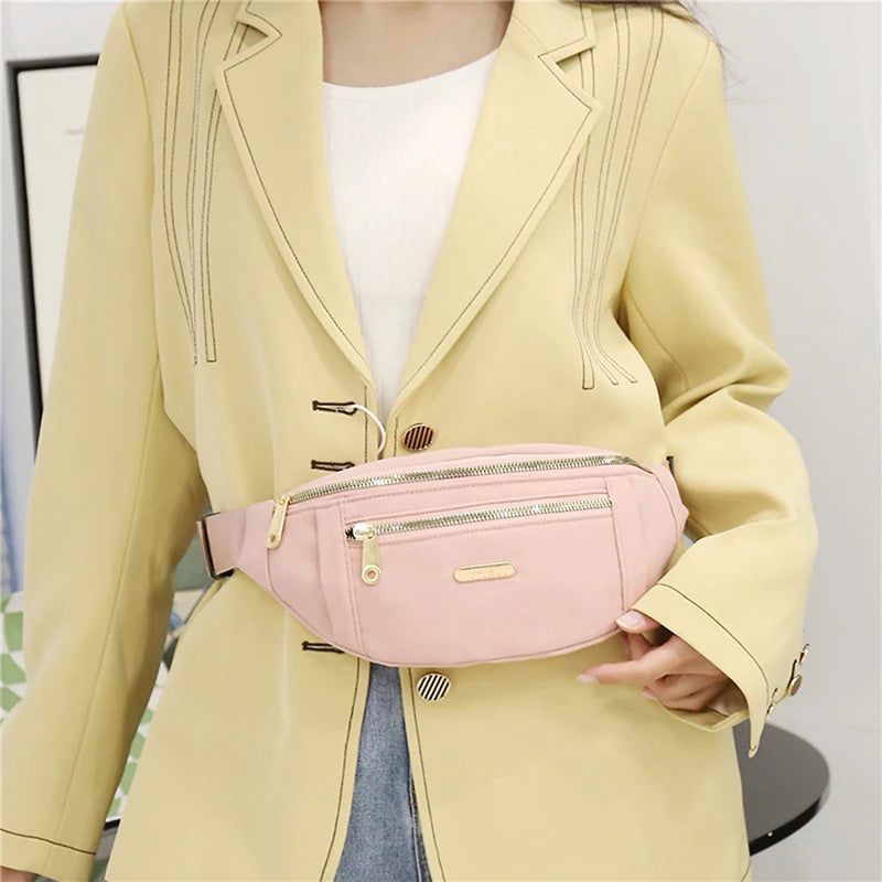 Women Waist Bag Fanny Pack Zipper Bag