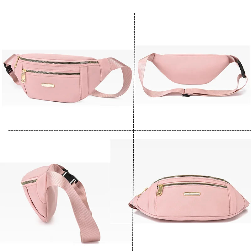 Women Waist Bag Fanny Pack Zipper Bag