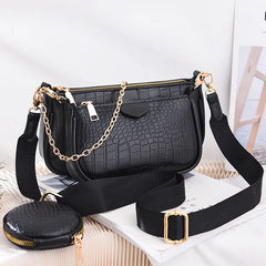 Women Waist Bag Fanny Pack Zipper Chest Bag Ladies Wide Strap Money Pouch