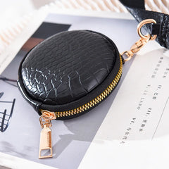 Women Waist Bag Fanny Pack Zipper Chest Bag Ladies Wide Strap Money Pouch