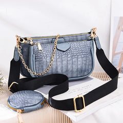 Women Waist Bag Fanny Pack Zipper Chest Bag Ladies Wide Strap Money Pouch