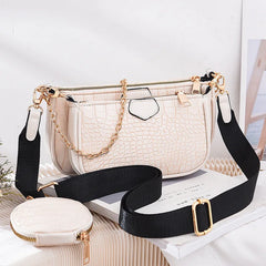 Women Waist Bag Fanny Pack Zipper Chest Bag Ladies Wide Strap Money Pouch