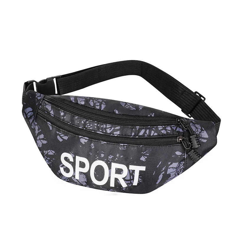 Women Waist Bag Purse Large Phone Belt Pouch Oxford Travel Fanny Pack