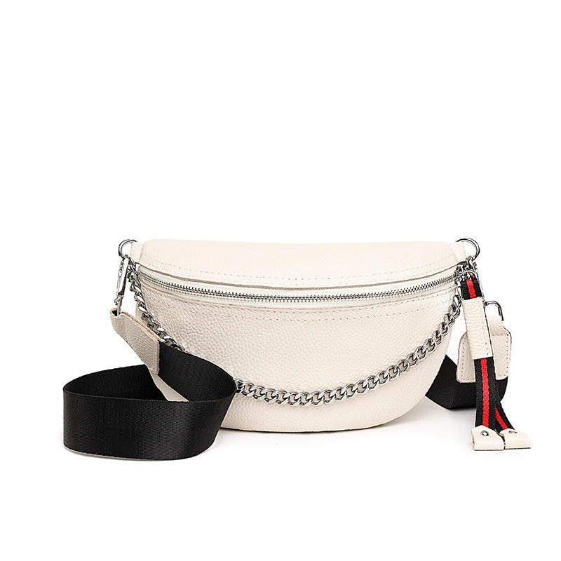 Leather Waist Pack Fanny Belt Bag Crossbody Pouch