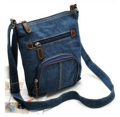 Women Waist Packs Casual Shoulder Denim Bag Adjustable Strap Pocket