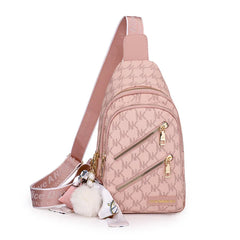 Women Waist Packs Leather Fanny Belt Bags High Shoulder Crossbody Bag