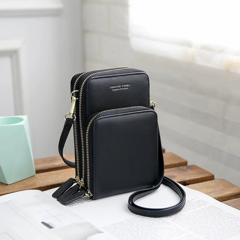 Women Wallet Shoulder Mini Leather Bags Card Holders Wallet Handbag