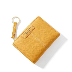 Small Zipper Wallet PU Leather Short Female Purse Clutch