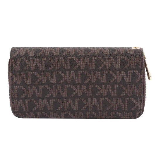 Double Zipper Clutches Purse Wristlet Wallet Handbag