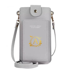 Women Crossbody Shoulder Bags Wreath Letter Print Handbag Purse