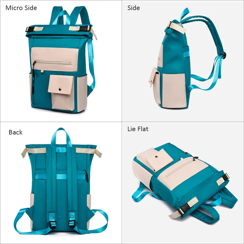 Waterproof Backpack Travel Laptop Bag for Women