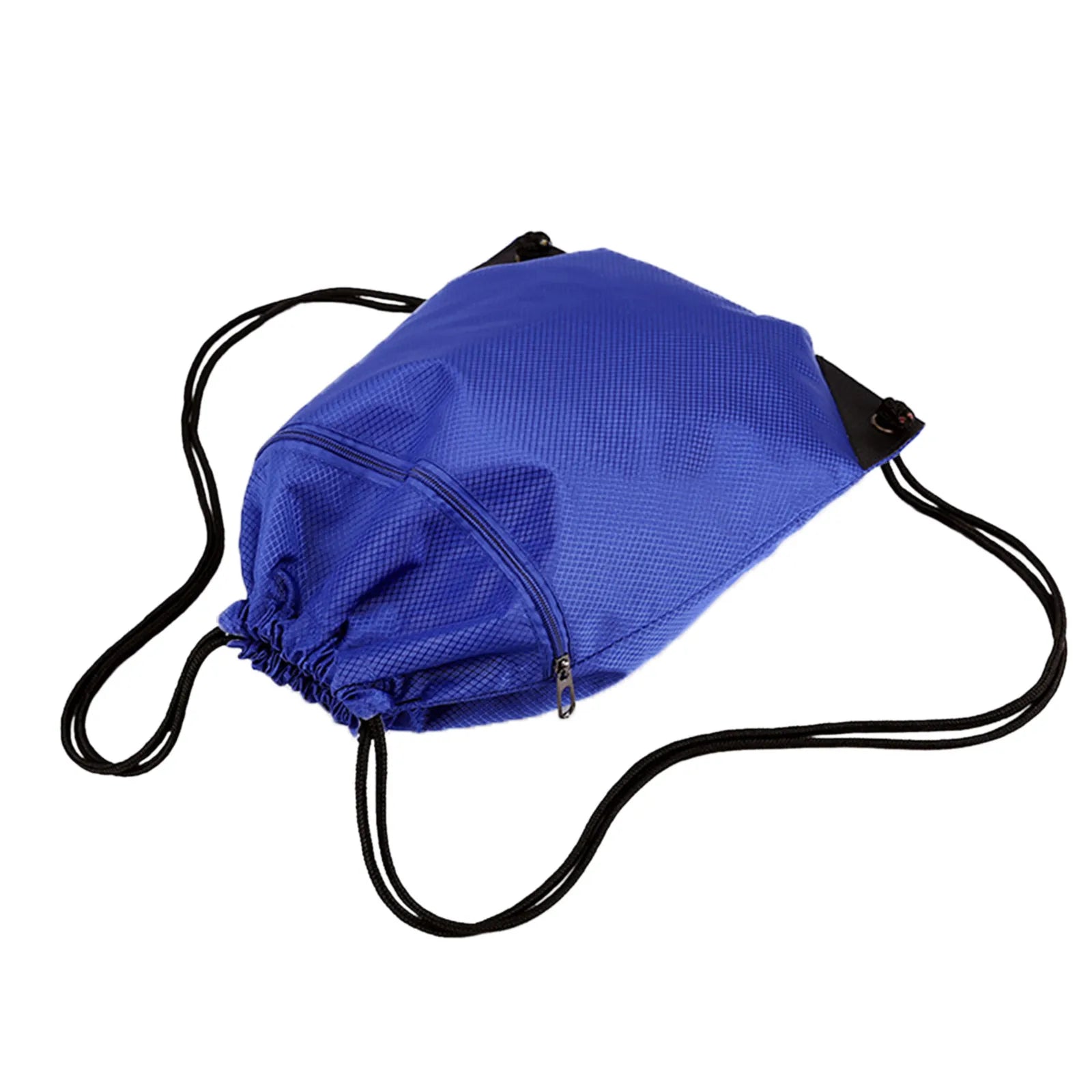 Women Waterproof Drawstring Backpack with Front Zipper Pocket