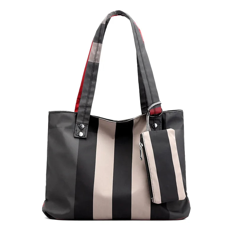 Women Waterproof Tote Causal Shopping Bag Ladies Cloth Shoulder Bag